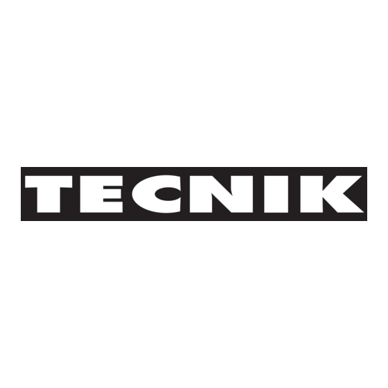 Tecnik TKL 9290 Instruction Manual