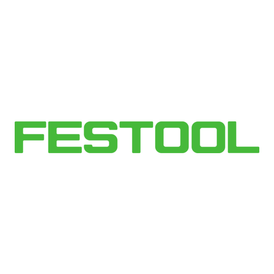 Festool PRECISIO Series Original Operating Manual