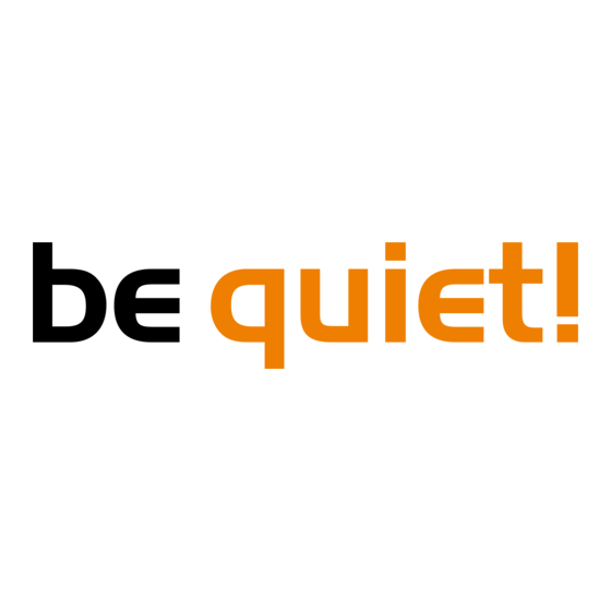 BE QUIET! STRAIGHT POWER E9 User Manual