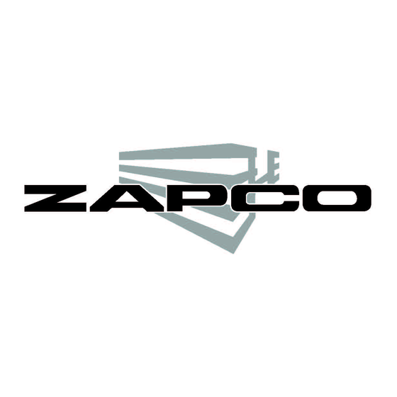 zapco Z-PS110B P100A Owner's Manual