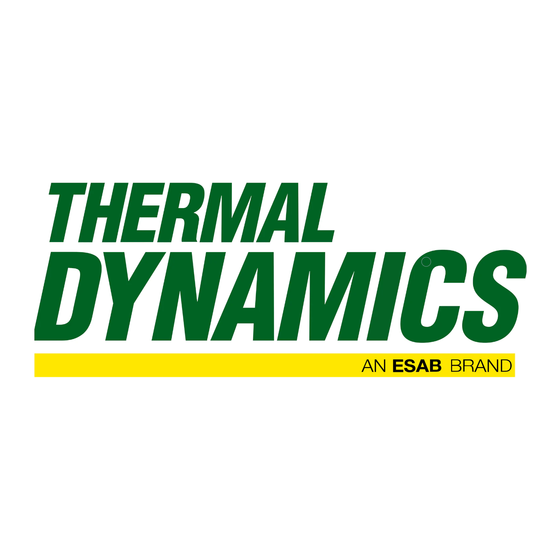 Thermal Dynamics Pak Master 25 Operating Manual