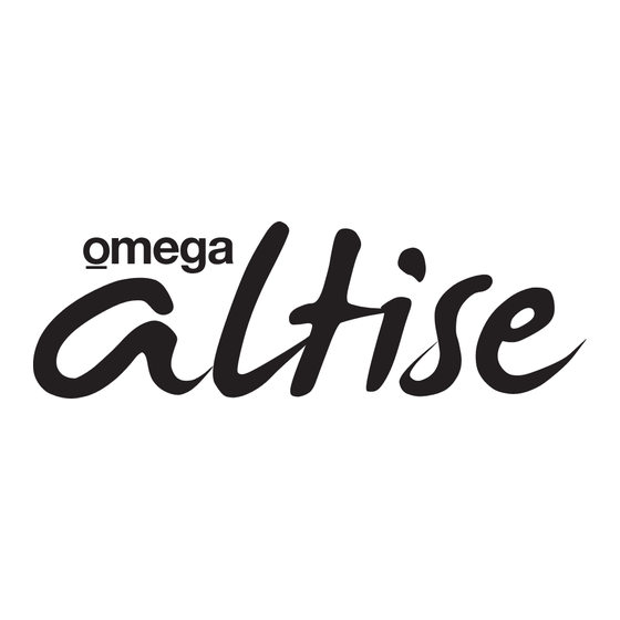 Omega Altise ACUBOB Operation, Maintenance And Safety Instructions