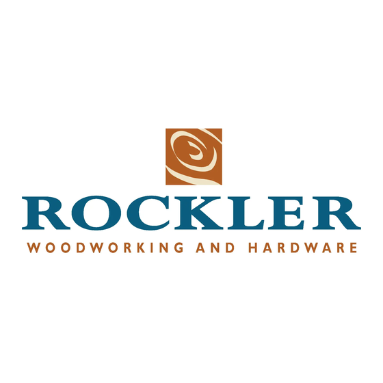 Rockler Create-A-Bed Instructions Manual