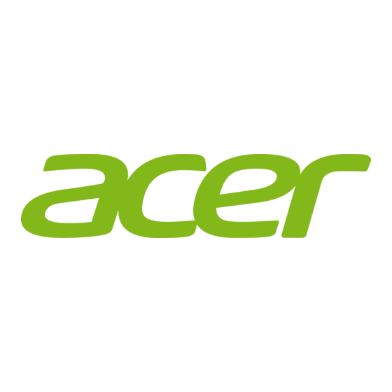 Acer X138WH Quick Start Manual