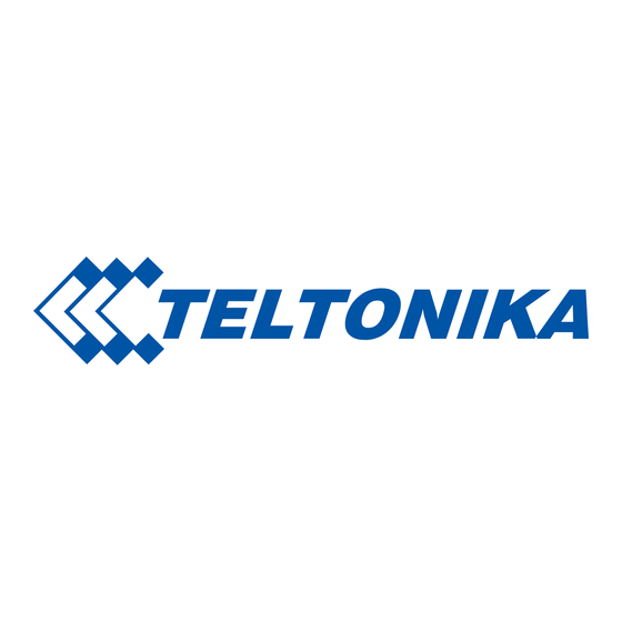 Teltonika TBox20 Quick Start Manual