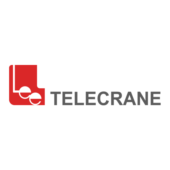 Telecrane F21-12D1 Installation & Operating Instructions Manual