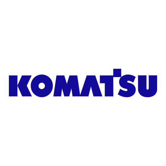 Komatsu PC20R-8 Shop Manual