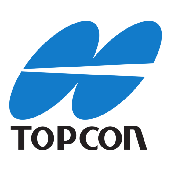 Topcon GTS-600 Series Instruction Manual