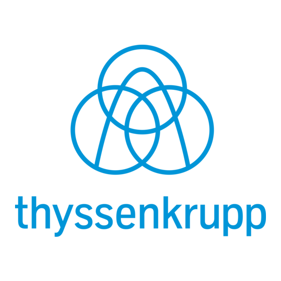 ThyssenKrupp Citia BOS Owner's Manual