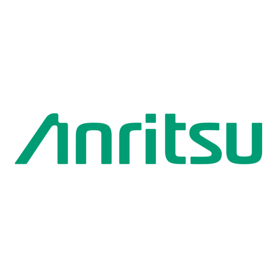Anritsu Site Master User Manual