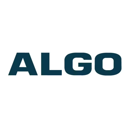 Algo 8305 User Manual