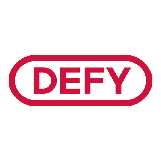 Defy DTD 322 Manual
