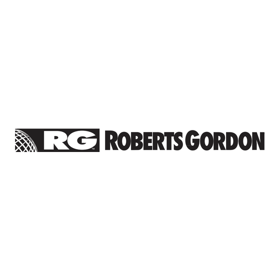 Roberts Gorden ENERGYTUBE AG Series Installation, Operation & Service Manual