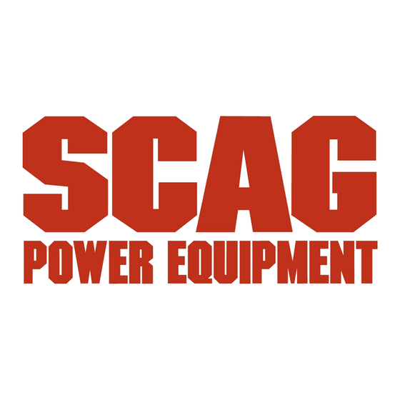 Scag Power Equipment SWZU Operator's Manual