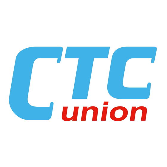 CTC Union ITP-G800SM-8PH24 Quick Installation Manual