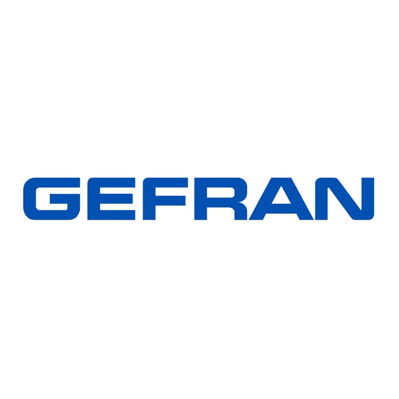 gefran MD Series Manual Of Electrical Installation