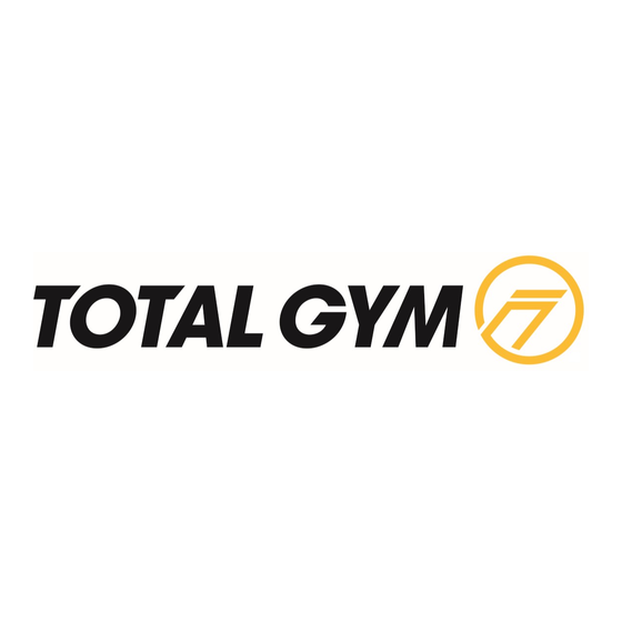 Total Gym APEXG1 Owner's Manual