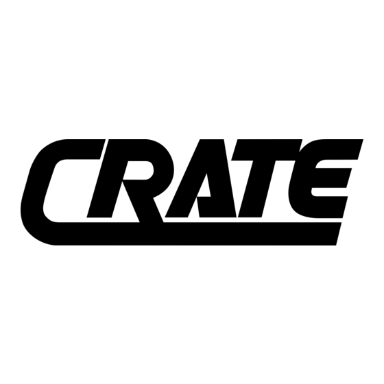Crate GT-500H Owner's Manual