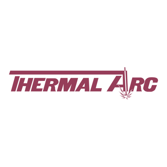Thermal Arc 281 FABRICATOR Service Manual