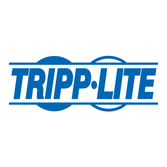 Tripp Lite Standby UPS Systems Internet I Owner's Manual