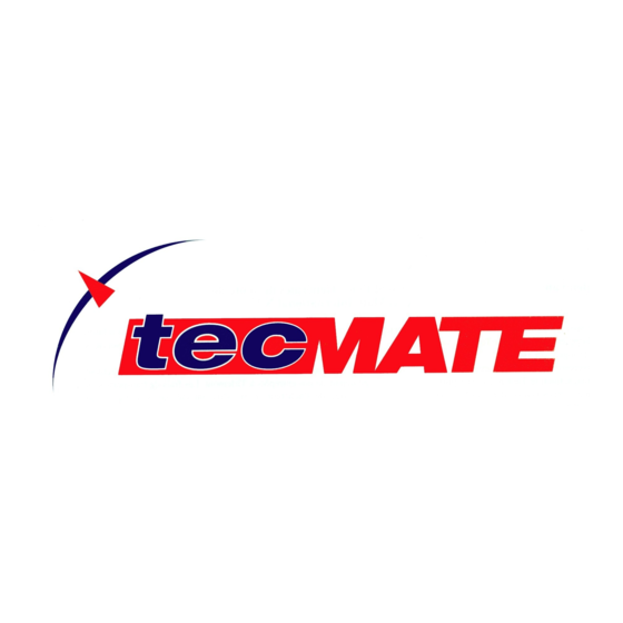 TecMate Optimate4 Instructions For Use Manual