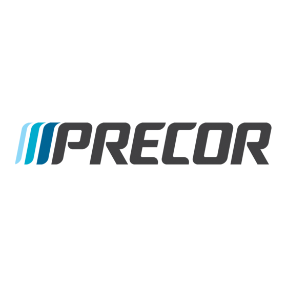 Precor Discovery Series Getting Started Manual