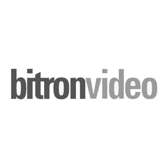Bitron Video AV 1423/011 Installation Manual