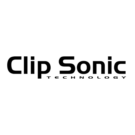 Clip Sonic TES158 User Manual