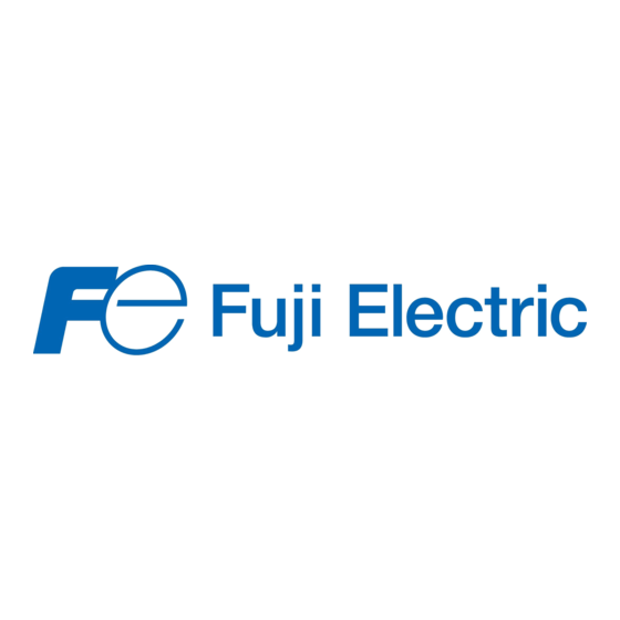 Fuji Electric ZSS-8 Series Instruction Manual
