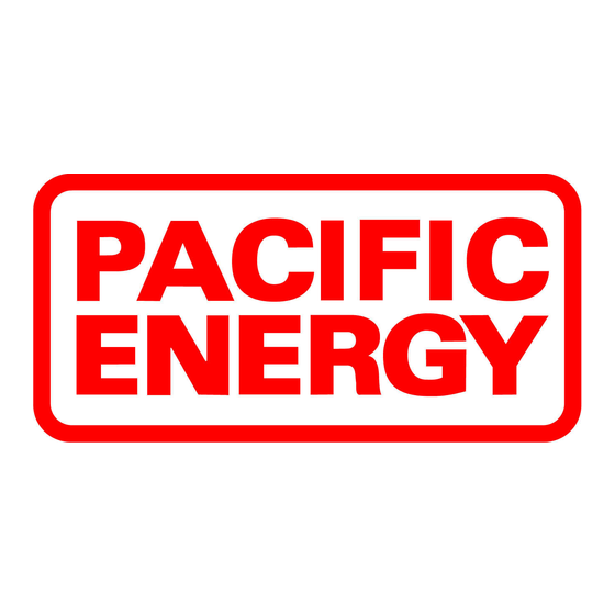 Pacific energy Gmir.Bodya Installation And Operating Instructions Manual