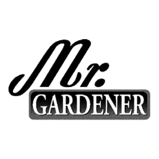 Mr. GARDENER FRG28-4032 Installation Manual