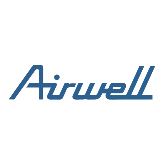 Airwell SXV 009 Installation Manual