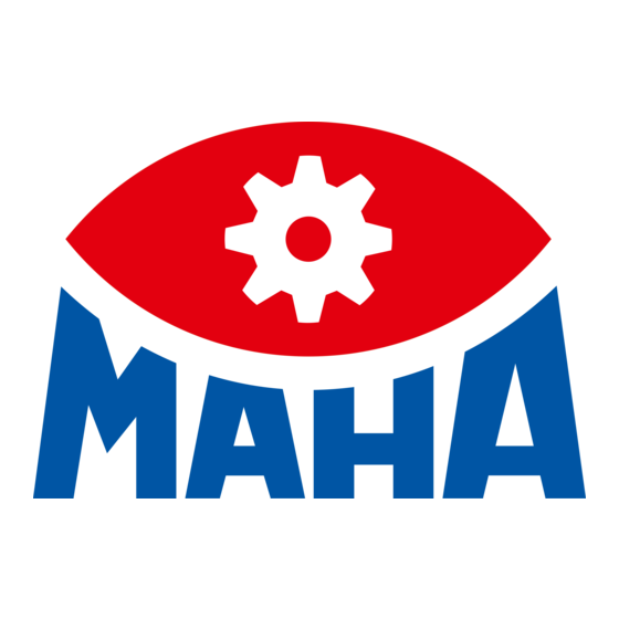 MAHA MPJ-1S Series Original Operating Instructions