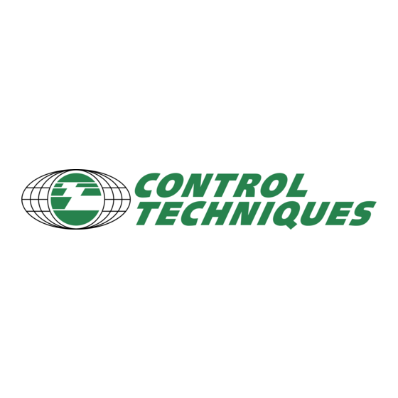 Control Techniques 308A Quick Start Manual
