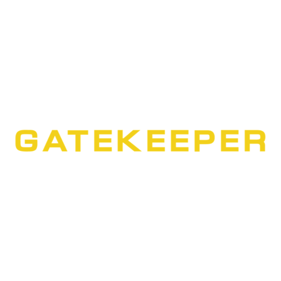 Gatekeeper Systems Long Range Transmitter 2 User Manual