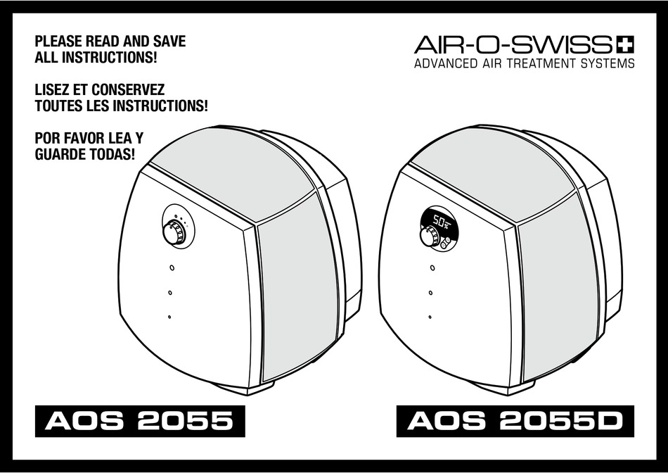 AIROSWISS AOS 2055 INSTRUCTIONS FOR USE MANUAL Pdf Download ManualsLib