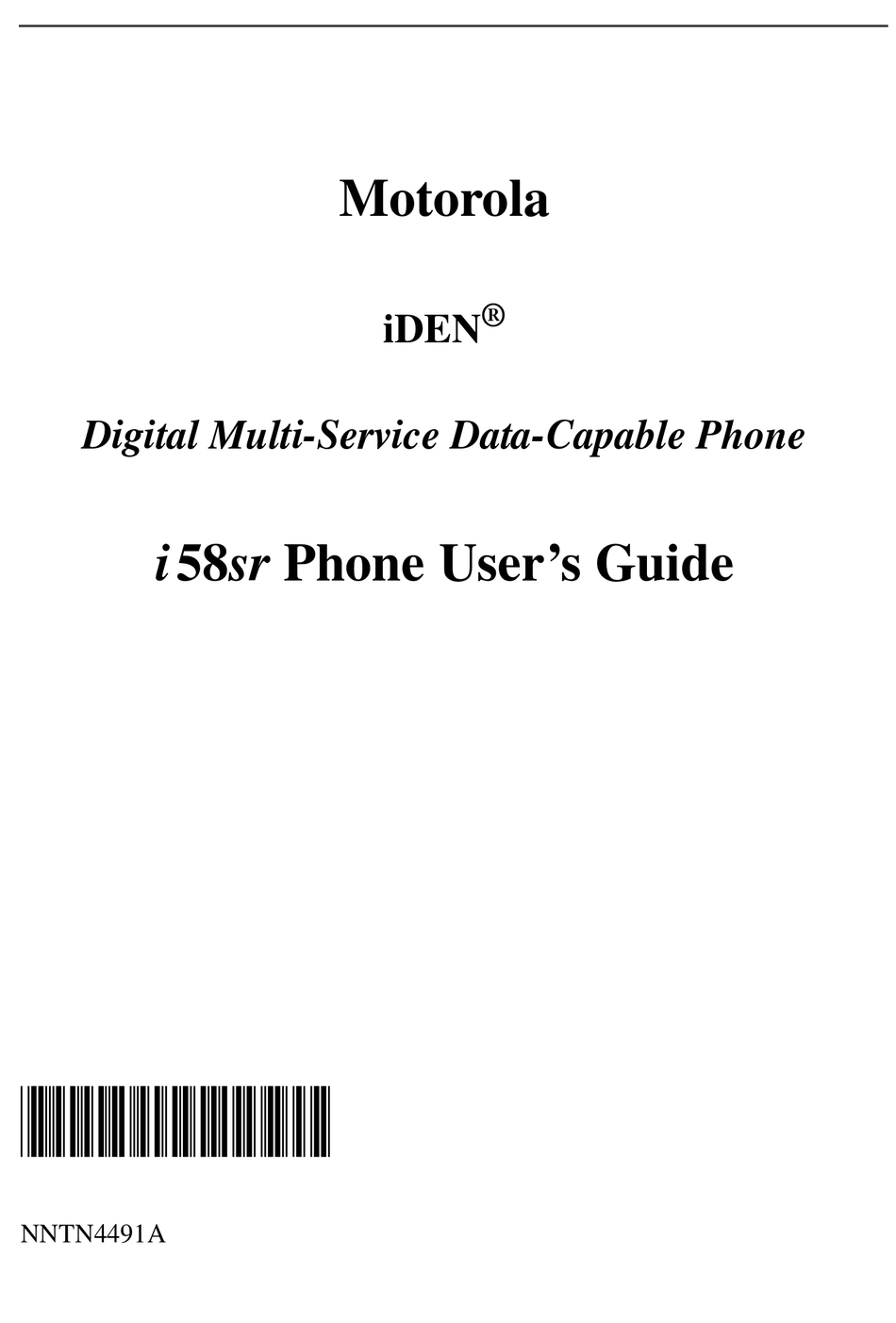 Motorola I58sr User Manual Pdf Download Manualslib