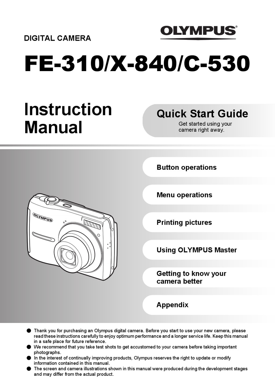 OLYMPUS FE310 ADVANCED MANUAL Pdf Download ManualsLib