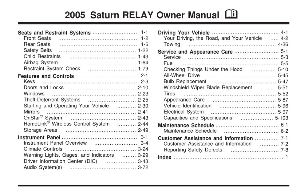 2005 Saturn Relay Radio Wiring Diagram