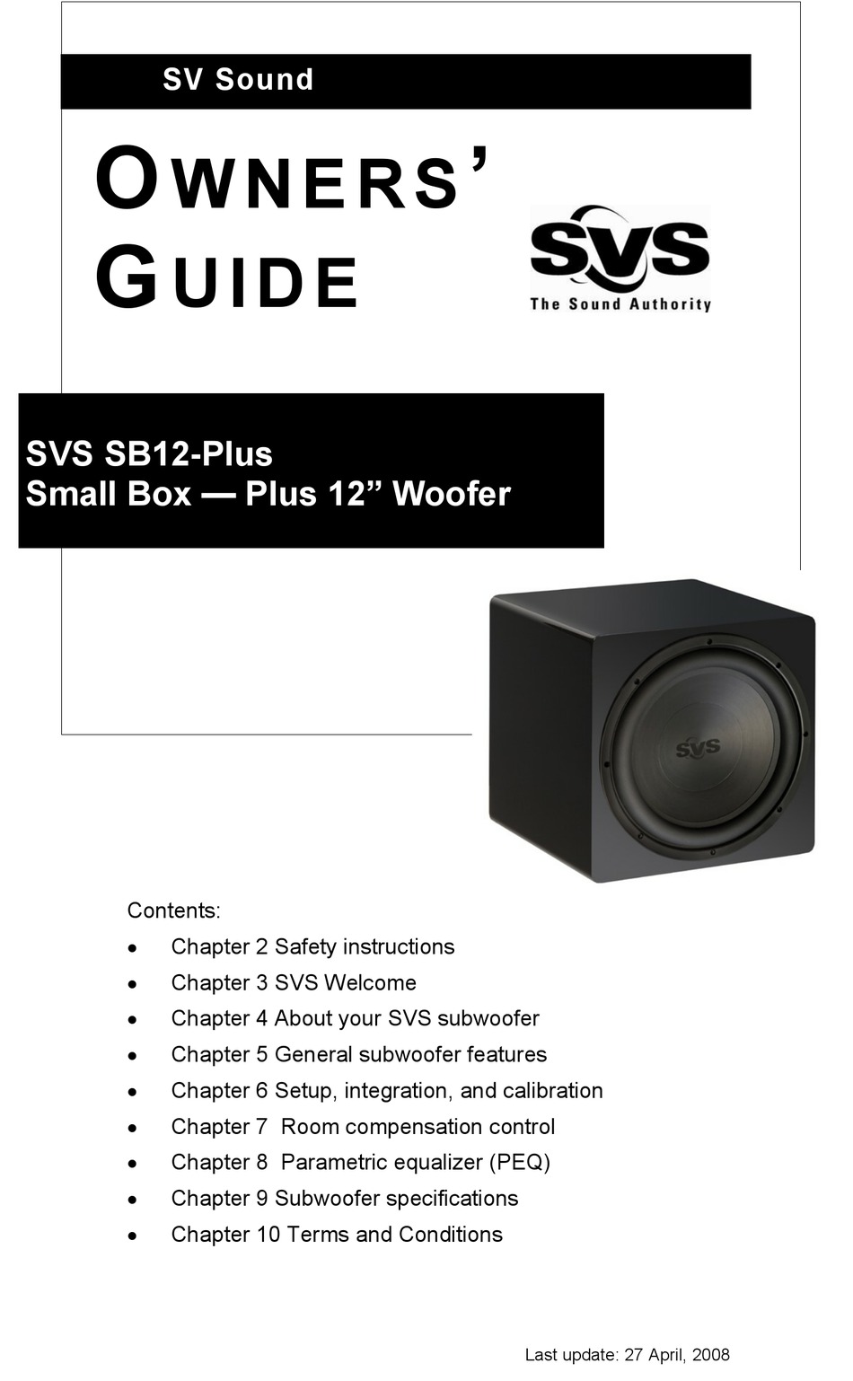 SV SB12-PLUS MANUAL Pdf Download | ManualsLib