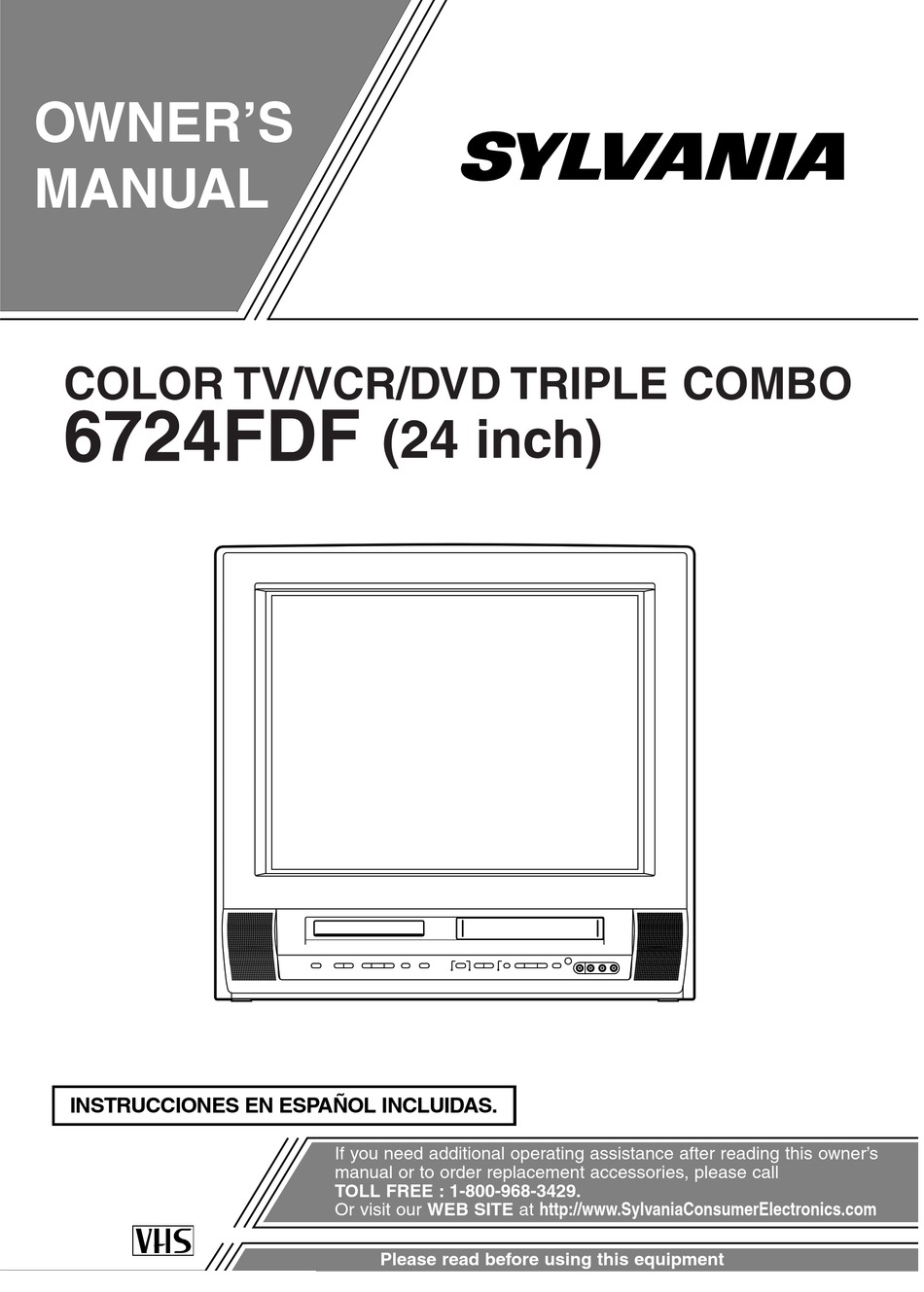 SYLVANIA 6724FDF OWNER S MANUAL Pdf Download ManualsLib   1 6724fdf 