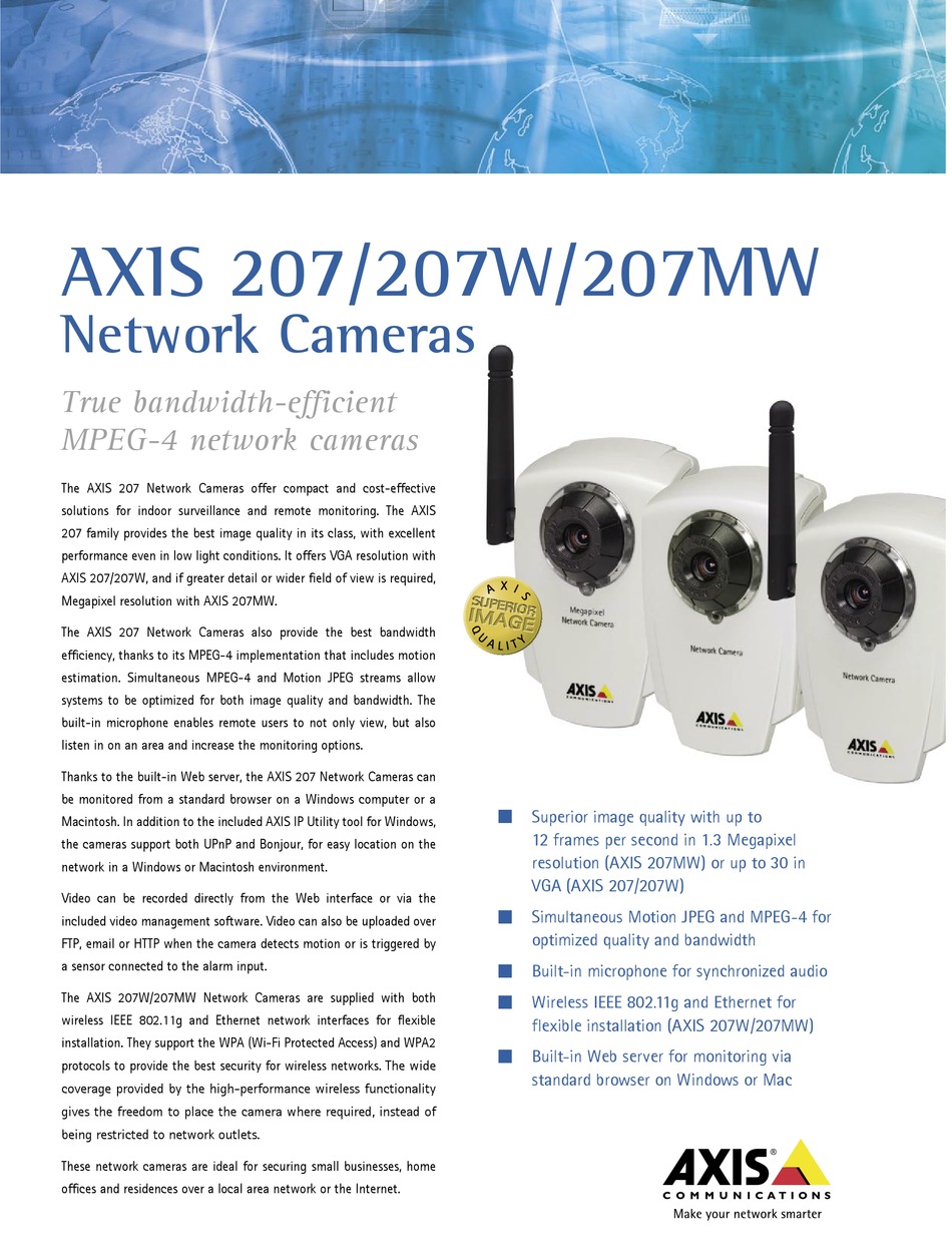 Axis 207mw wifi настройка