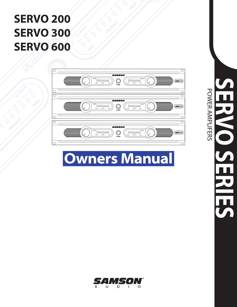 SAMSON SERVO 200 OWNER'S MANUAL Pdf Download | ManualsLib