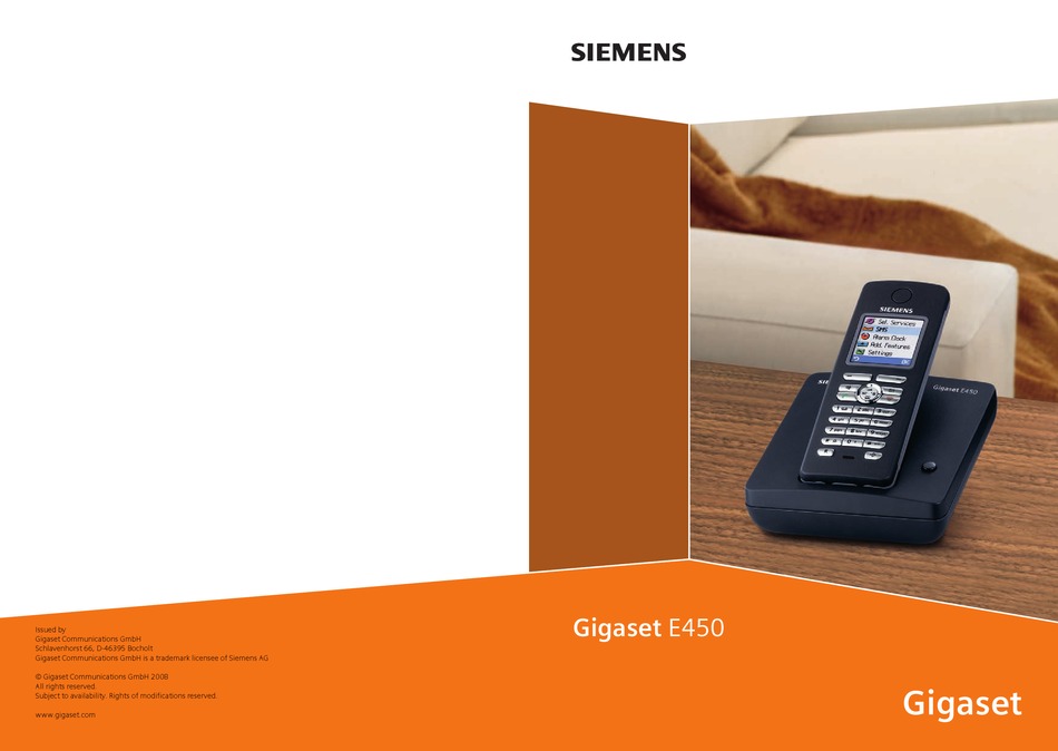 Siemens Gigaset E450 SIM