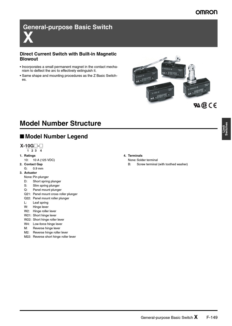 OMRON X DATASHEET Pdf Download ManualsLib