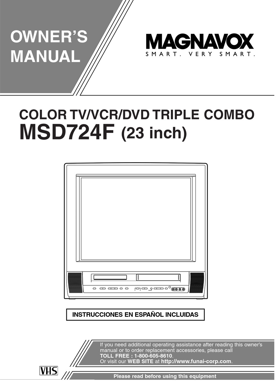 MAGNAVOX MSD724F OWNER'S MANUAL Pdf Download | ManualsLib