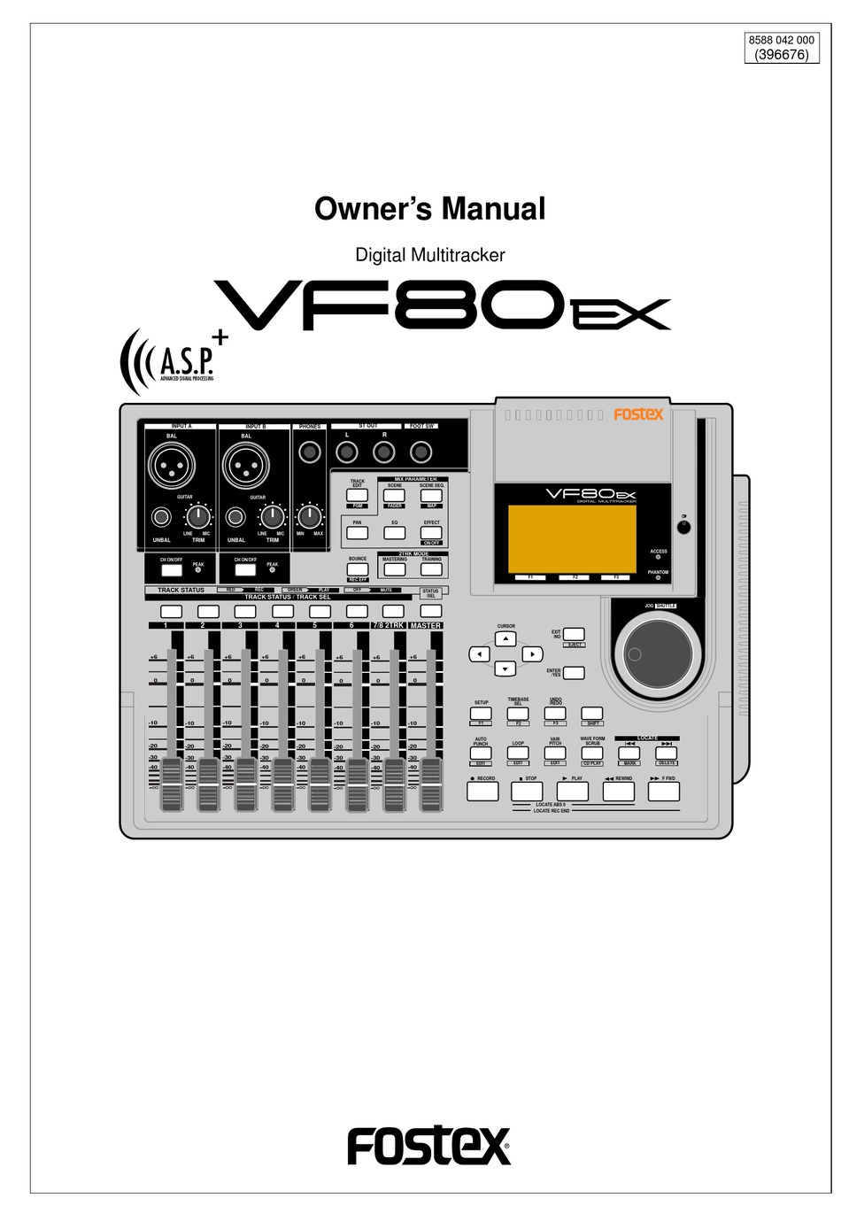 FOSTEX VF80EX OWNER'S MANUAL Pdf Download | ManualsLib