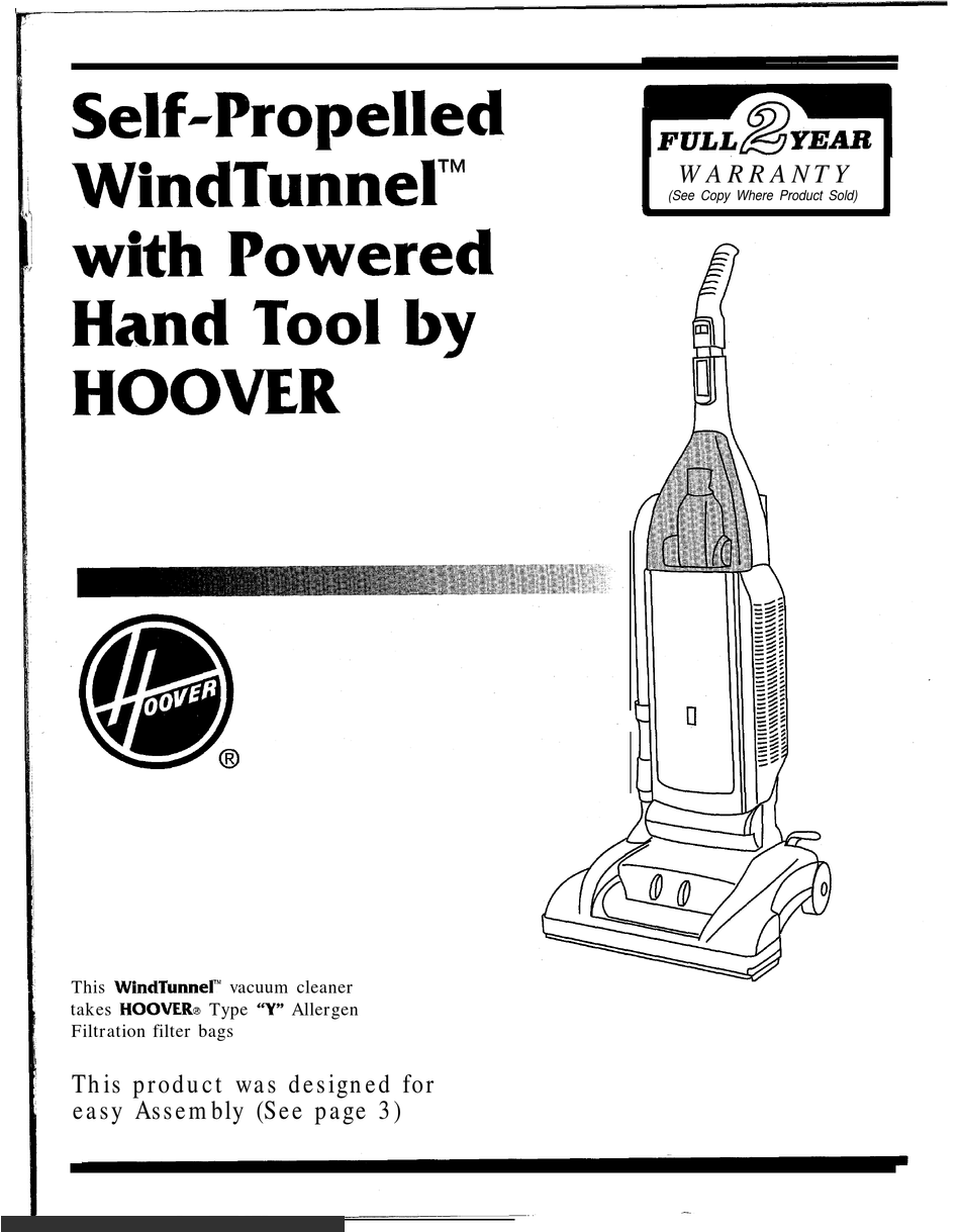hoover windtunnel rewind reset button