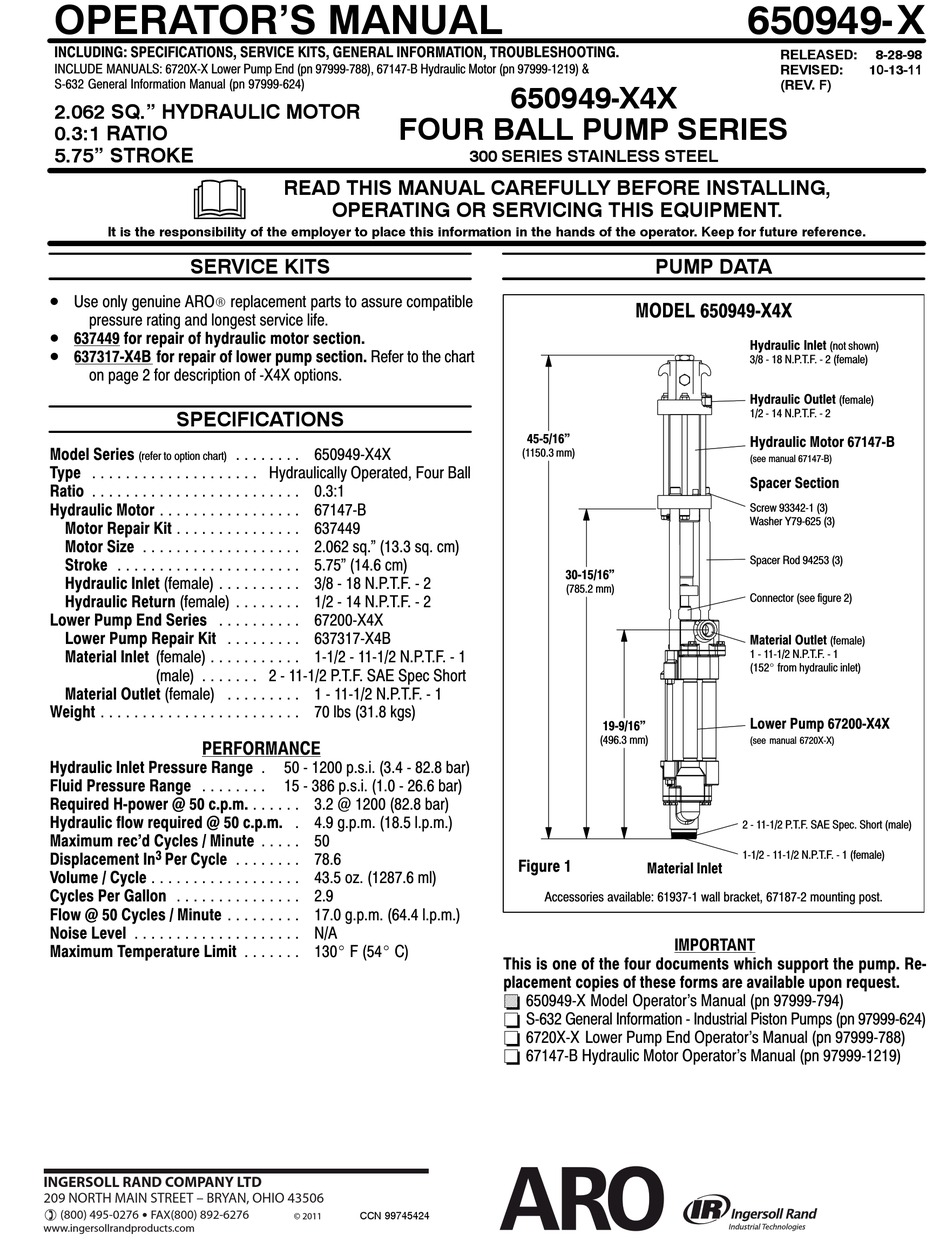 Ingersoll rand dd 24 parts manual