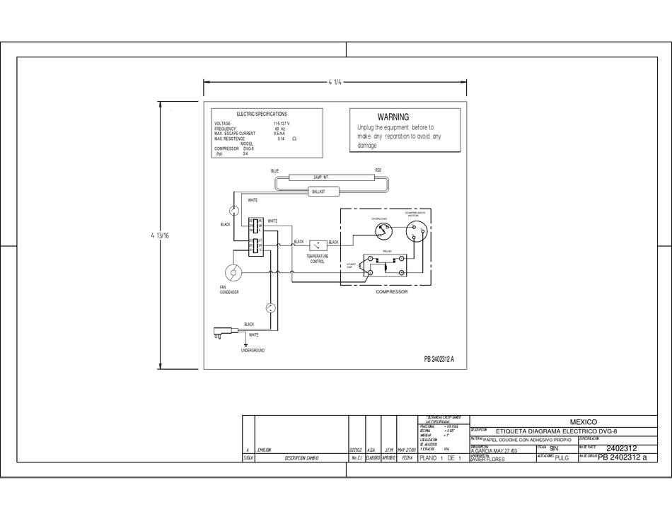 HUSSMANN DVG-8 MERCHANDISER WIRING DIAGRAM | ManualsLib